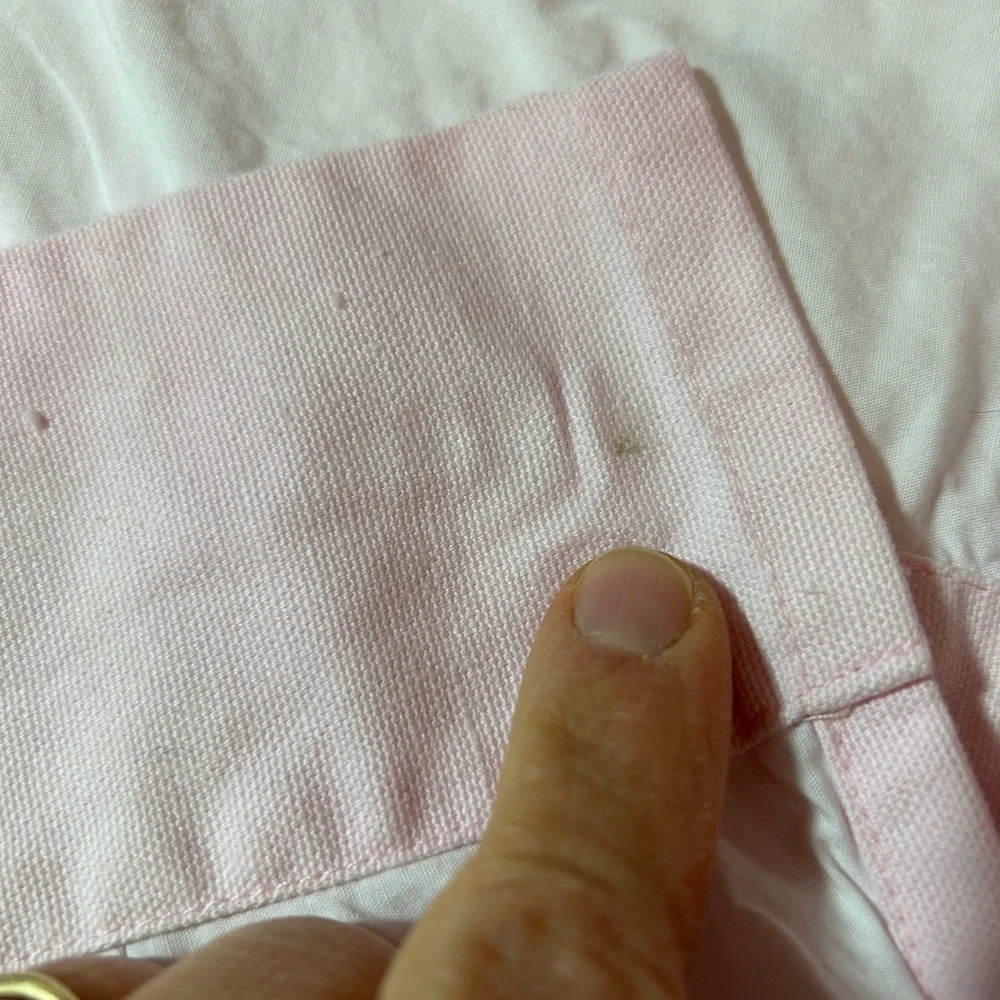 POTTERY BARN KIDS Pink Daisy Garden Flower Embroidered Valance Lot Of 2